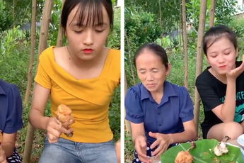 Lại ra clip nhưng lần này bà Tân Vlog chỉ mời được 2 vị khách đến ăn cùng, hoá ra đều có lý do cả