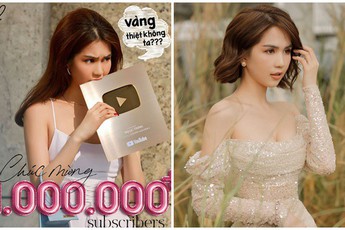Hơn đứt nhiều Youtuber đình đám, Ngọc Trinh là cái tên mới nhất giành được nút vàng Youtube
