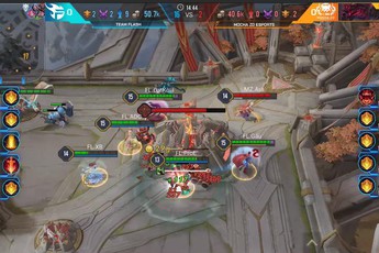Liên Quân Mobile: Team Flash hủy diệt ZD Esports khiến người xem tưởng Cao Thủ đấu Bạch Kim