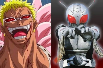 One Piece: Thật bất ngờ, Doflamingo được lấy cảm hứng từ Kamen Rider Super-1