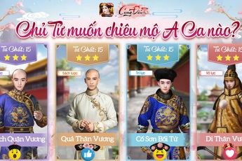 Đầu năm nói chuyện tình duyên: Để Cung Đấu Mobile giúp bạn viết câu chuyện ngôn tình của riêng mình
