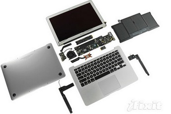 Mổ bụng MacBook Air 13 inch mới
