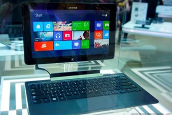 [Computex 2012] Samsung giới thiệu mẫu siêu phẩm tablet lai PC chạy Windows 8: Series 5 Hybrid 