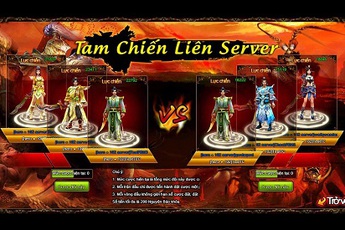 Hùng Bá Thiên Hạ: Thoả giấc mơ xưng bá với Tam Chiến Liên Server