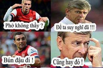 Ảnh chế hài hước Arsenal sang Việt Nam