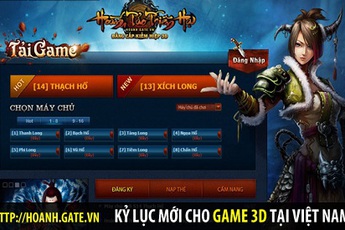 Hoành Tảo Thiên Hạ lập kỷ lục mới cho game 3D kiếm hiệp