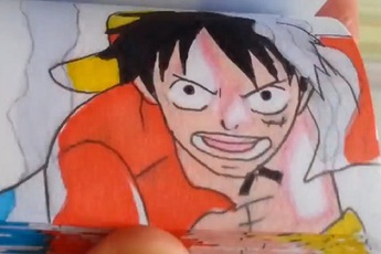 [Video] Gaara vs Luffy trong truyện lật giấy