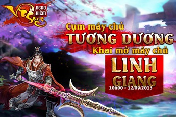 Ngạo Kiếm Vô Song ra mắt máy chủ mới Linh Giang