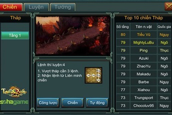 Gamer háo hức vì Tam Quốc Soha mở giới hạn mới