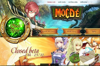 Mộc Đế Online tiến lên Closed Beta không reset