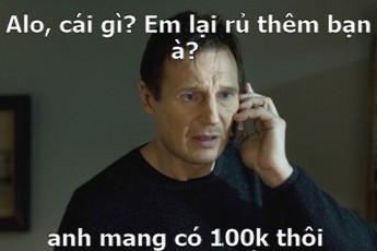Ảnh chế cô gái chê bạn trai mang 100.000 đồng đi hẹn hò