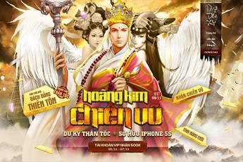 Tây Du Ký tặng iPhone 5S mừng phiên bản và máy chủ mới ra mắt