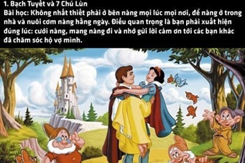 Ảnh vui 6 kinh nghiệm tình trường từ truyện cổ tích