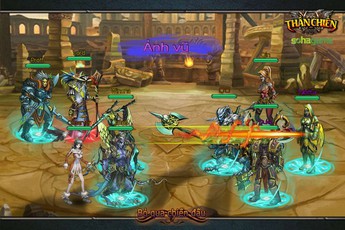 Game thủ Thần Chiến nhộn nhịp trong bang hội chiến