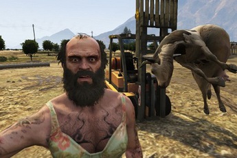 Khi nhân vật GTA V dùng Facebook