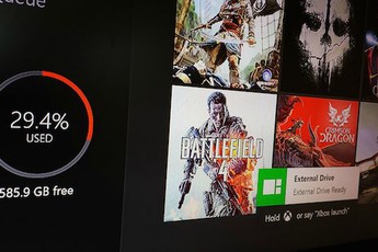Máy chơi game Xbox One sắp hỗ trợ ổ cứng ngoài