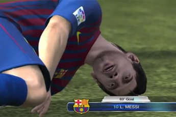 Fifa12: Messi ăn mừng bằng cách... giả chết