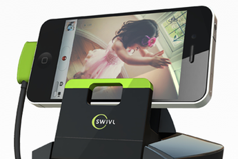 Swivl - Thiết bị hỗ trợ điện thoại quay video "bắt" đối tượng