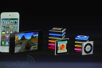 Apple giới thiệu iPod touch, thêm màn hình cảm ứng cho iPod Nano