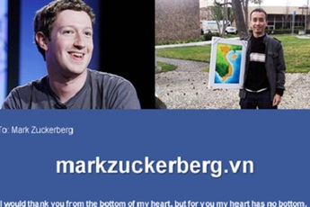 "Trùm bánh ít" tặng CEO Facebook tên miền ".vn"