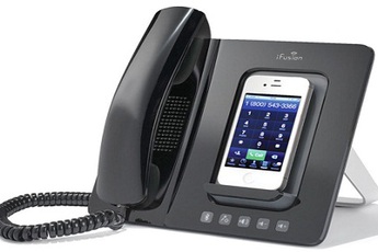 Độc đáo phụ kiện biến iPhone thành điện thoại cố định