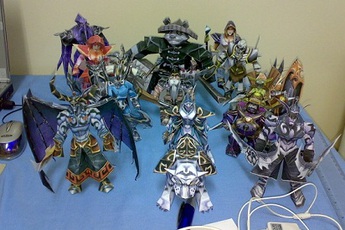 Khi các hero trong DotA làm bằng... giấy