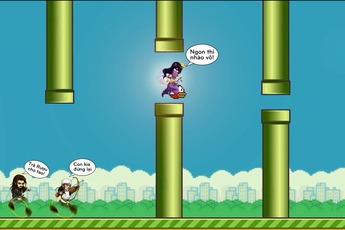 Xả stress với clip Flappy Bird phiên bản kiếm hiệp chế