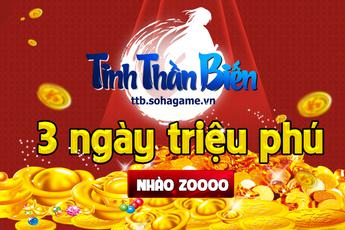 [Siêu HOT] Tinh Thần Biến tặng 500 Gift code triệu phú