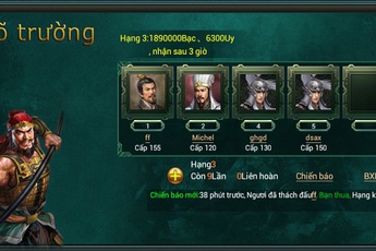 Võ Trường – Tính năng vượt trội của dòng game Tam Quốc