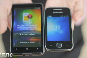 [So sánh] Samsung Galaxy Y vs. HKPhone H7-3G: Giá rẻ tranh tài