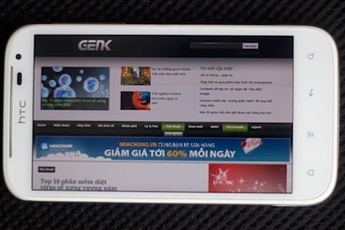 [Cảm nhận] HTC Sensation XL: "Khủng long" mới của Đài Loan tại Hà Nội
