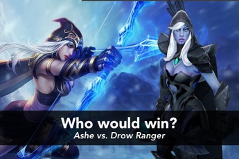 Liên Minh Huyền Thoại Ashe vs DOTA 2 Drow Ranger: Ai sẽ là người chiến thắng