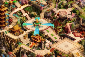 Đã mắt với hiệu ứng 3D cực đẹp của Mộng Càn Khôn