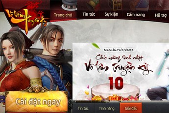 Võ Lâm Truyền Kỳ mở máy chủ thử nghiệm phiên bản mới