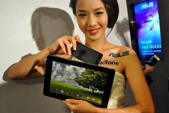 Điện thoại lai tablet dùng chip lõi tứ của Asus ra mắt vào đầu năm 2012 