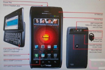 Motorola Droid 4: Bàn phím QWERTY và màn hình 4 inch
