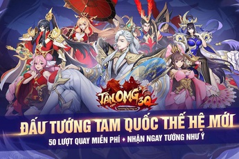 Choáng với dàn hot boy, hot girl xuất hiện trong Tân OMG3Q VNG, game chiến thuật quy tụ toàn “trai xinh gái đẹp”