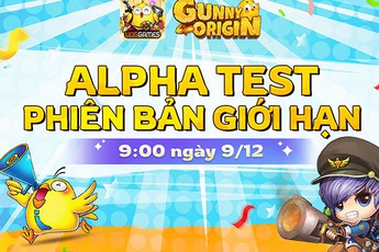 9:00 ngày 9/12 - Gunny Origin bắt đầu Alpha Test