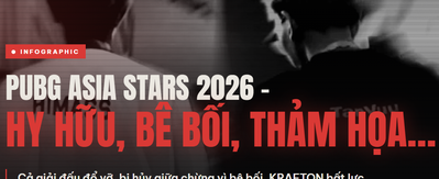 PUBG Asia Stars 2026 - Hy hữu, bê bối, thảm họa…
