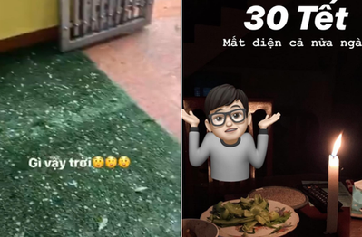 Toang cực mạnh ngày 30 Tết: Mưa đá rồi mất điện thế này thì còn gì là "festival Âm lịch" nữa?