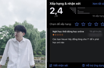 Được nghỉ nhưng bắt học online, nam sinh ĐH Kinh tế Quốc dân gây bức xúc khi hô hào đánh giá 1 sao vào ứng dụng học tập của trường