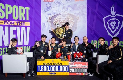 5 giải đấu Esports Việt Nam có tiền thưởng cao nhất trong năm 2022