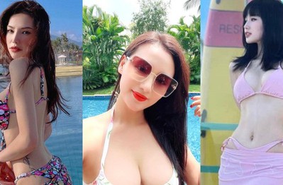 Lưu Đê Ly thả dáng 'bốc lửa', Tâm Tít hở bạo với kiểu váy bikini