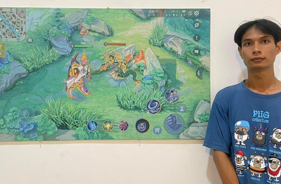 Đang chơi Liên Quân thì phải nộp đồ án, game thủ khiến thầy cô ngỡ ngàng vì quá đẹp, CĐM thì thắc mắc 'tướng nào đây'