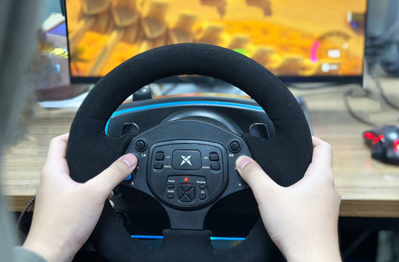 Trải nghiệm nhanh GOG R808, chiếc vô lăng giá rẻ dành cho game thủ