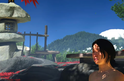 Bom tấn ra mắt quá thành công, game thủ chỉ chăm chăm "rình" cho nhân vật nữ tắm suối nước nóng