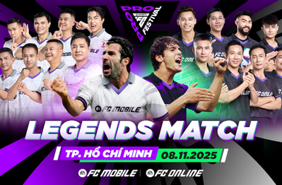 Dàn sao danh tiếng Việt Nam sẽ đồng hành cùng huyền thoại bóng đá trong trận giao hữu của FC Online