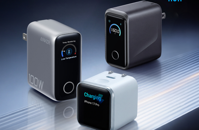Anker ra mắt loạt sạc màn hình thông minh tại Việt Nam: có bản 160W, hiển thị real-time, tối ưu bằng AI