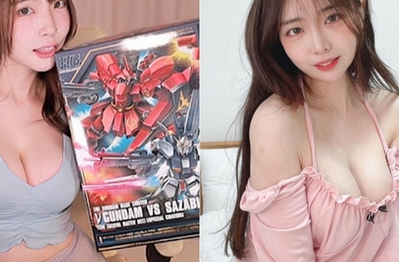 Nổi lên nhờ clip lắp Gundam theo phong cách quyến rũ, nữ YouTuber bất ngờ đổi hướng, chuyển luôn sang làm hot girl gợi cảm