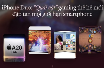 iPhone Duo: "Quái vật" gaming thế hệ mới đập tan mọi giới hạn smartphone